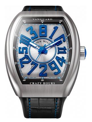 FRANCK MULLER V 45 CH BR BL Vanguard Crazy Hours Replica Watch